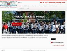 Tablet Screenshot of memorialdaycommittee.org